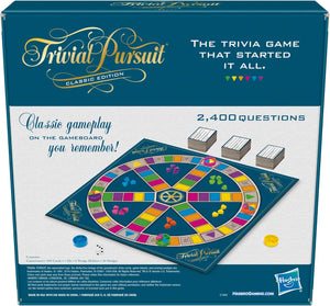 Hasbro Gaming: Trivial Pursuit Classic Edition Board Game