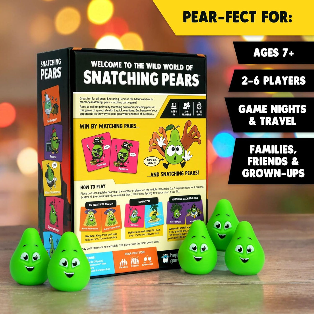 Snatching Pears - The Mad Memory-Matching Pear-Snatching Party Game