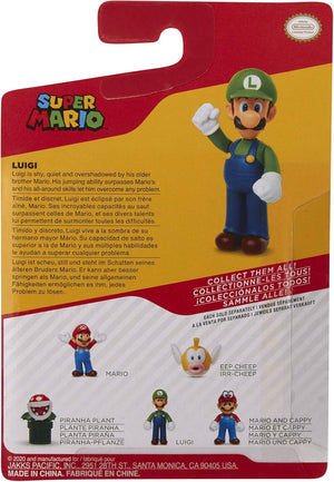 Jakks Pacific Super Mario: Standing Luigi 2.5" Figure