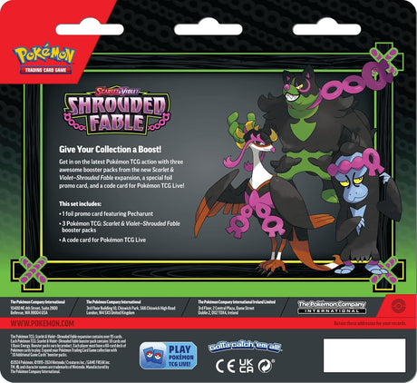Pokemon TCG: Scarlet & Violet 6.5 - Shrouded Fable 3-Pack