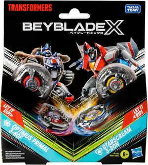 Beyblade X: Optimus Primal 3-60F Vs. Starscream 3-80N - 2 Pack