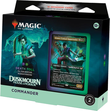 Magic Gathering Duskmourn House Horror Commander Deck Death Toll