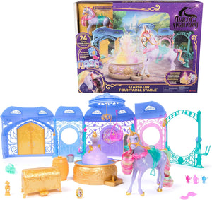 Unicorn Academy Starglow Fountain & Stable Playset