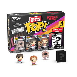 Funko Bitty POP! 4-Pack: Stranger Things - Demogorgon, Will, Barb, Mystery Pop! Vinyl Figures
