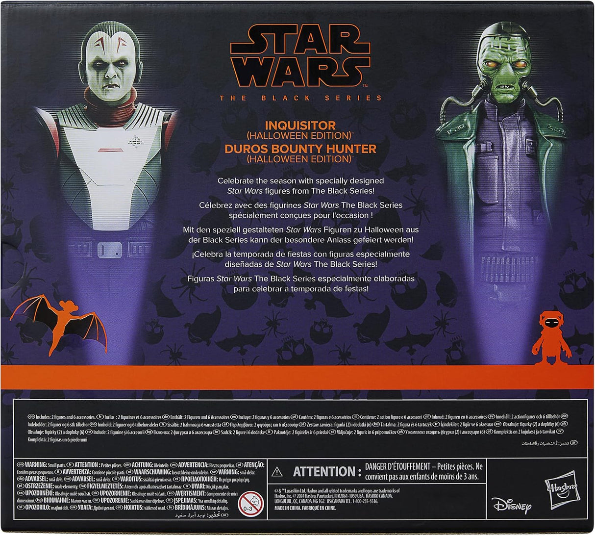 Hasbro Star Wars: The Black Series Inquisitor & Duros Bounty Hunter Action Figure 2 Pack