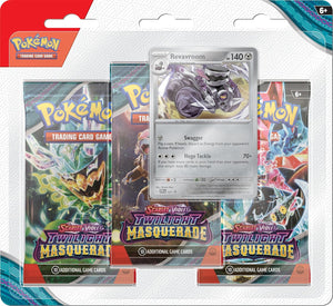 Pokemon TGC: Scarlet & Violet 6 - Twilight Masquerade - 3-Pack Blister - Revavroom