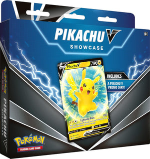 Pokemon TCG: Pikachu V Showcase Box (1 Foil Promo Card and 3 Booster Packs)