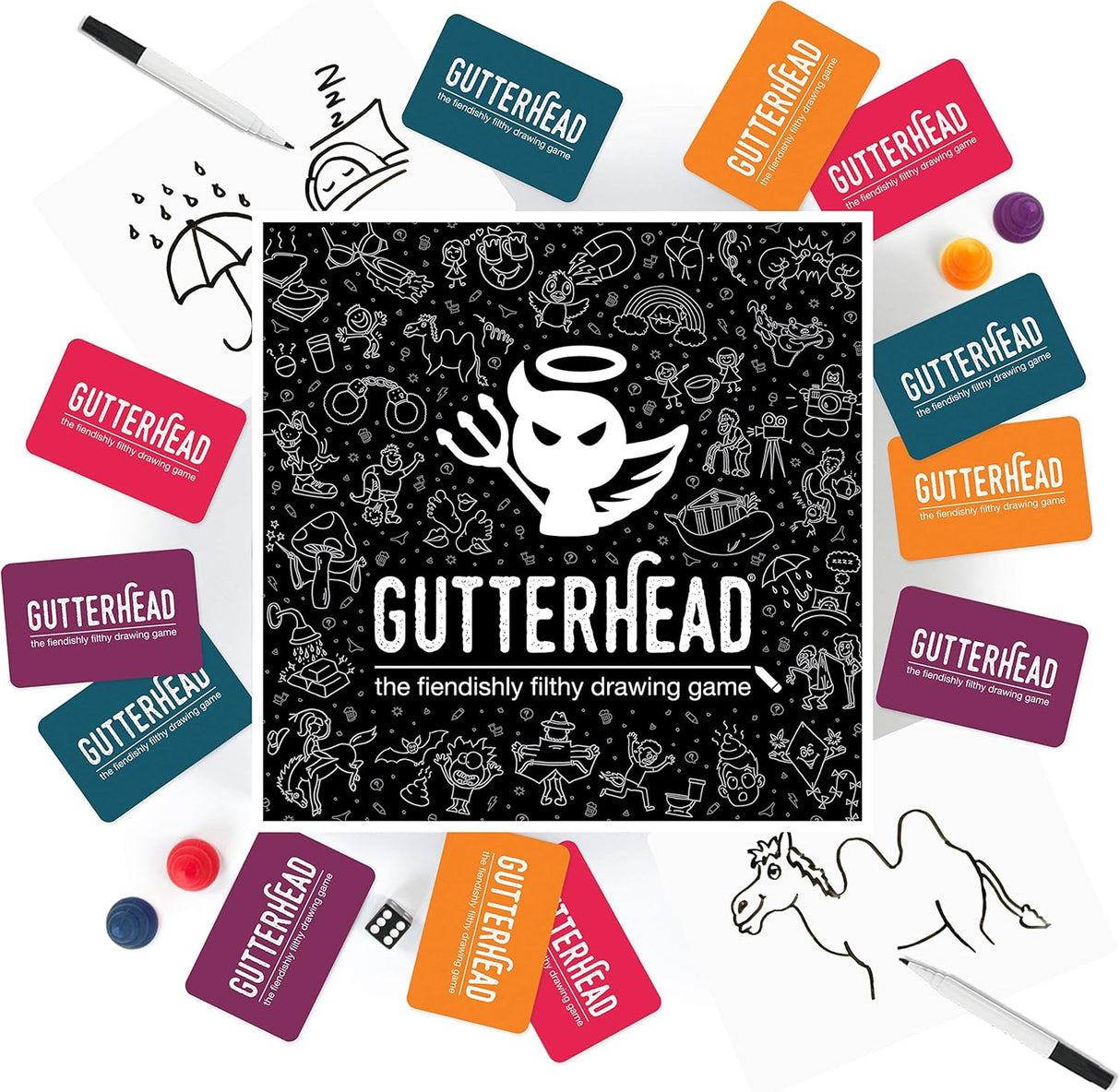 Gutterhead - The Fiendishly Filthy Drawing Game