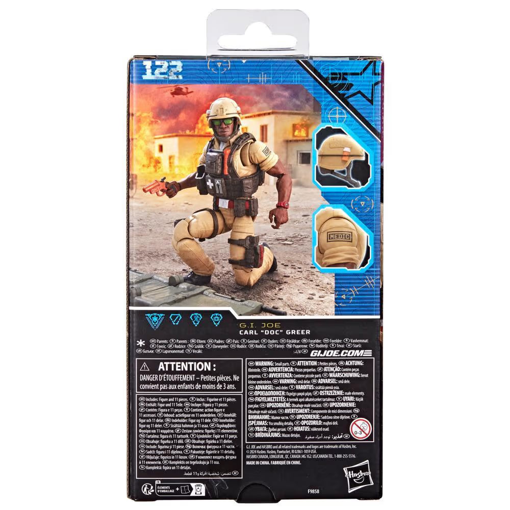 Hasbro G.I. Joe Cs Carl "Doc" Greer 15cm Figurine