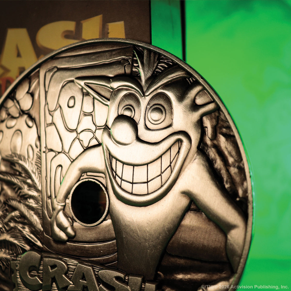 Crash Bandicoot Limited Edition Metal CD-ROM Collectible
