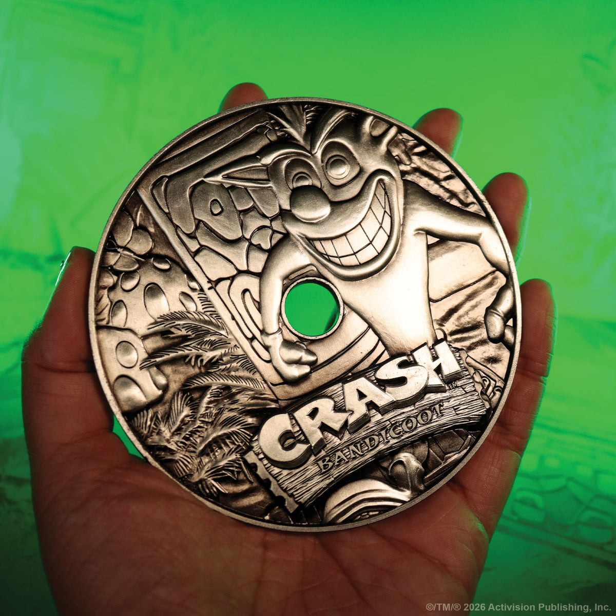 Crash Bandicoot Limited Edition Metal CD-ROM Collectible