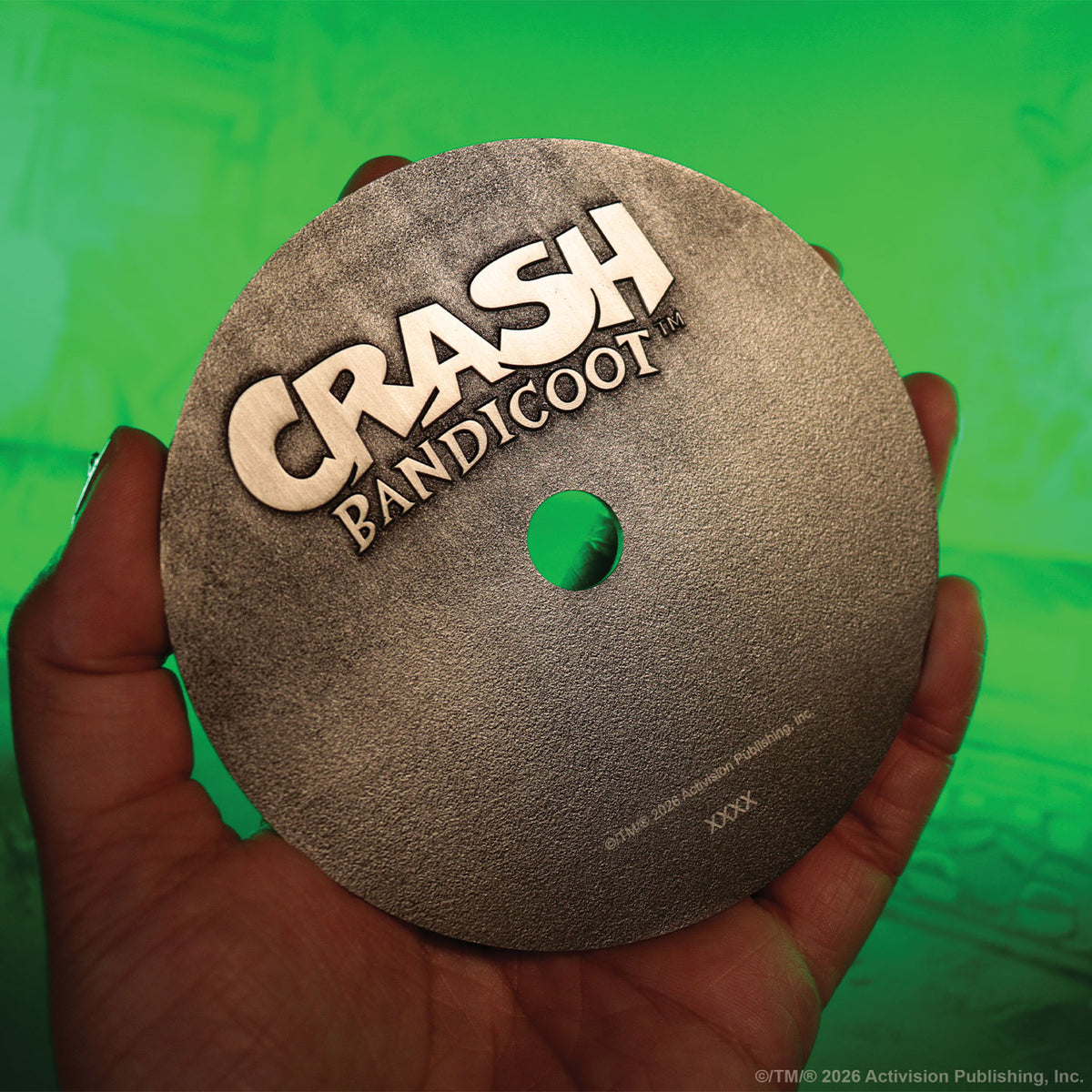 Crash Bandicoot Limited Edition Metal CD-ROM Collectible