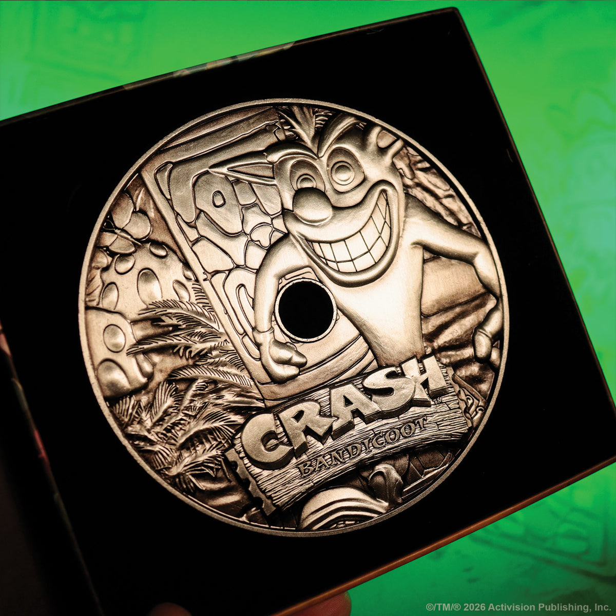 Crash Bandicoot Limited Edition Metal CD-ROM Collectible