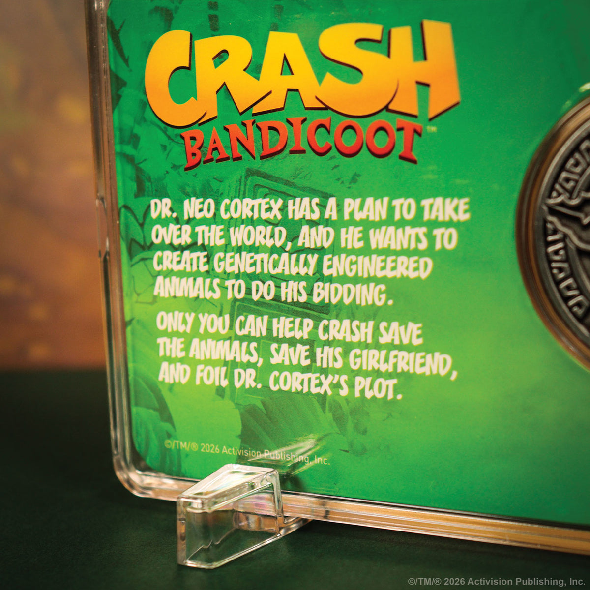 Crash Bandicoot Limited Edition Presentation Coin