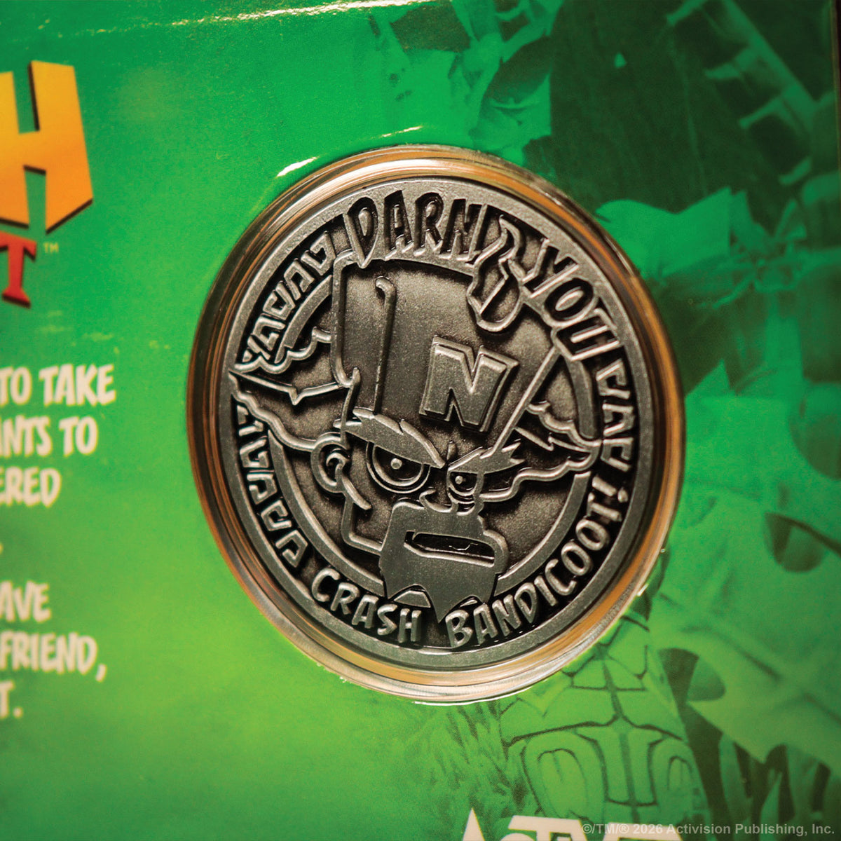 Crash Bandicoot Limited Edition Presentation Coin