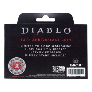 Diablo - Limited Edition 30th Anniversary Presentation Coin