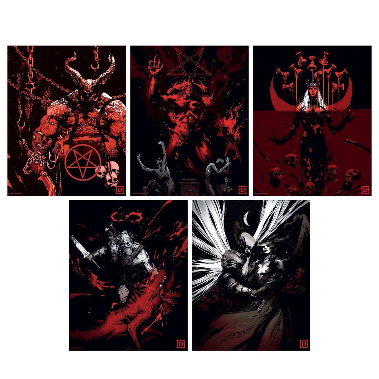 Diablo - Limited Edition Set of Five Lithographs