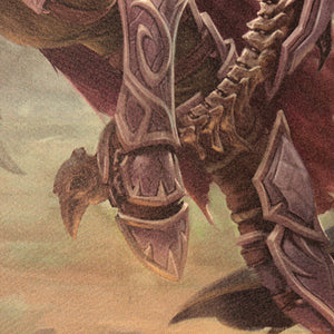 World of Warcraft - Limited Edition Sylvanas vs Anduin Wrynn Art Print