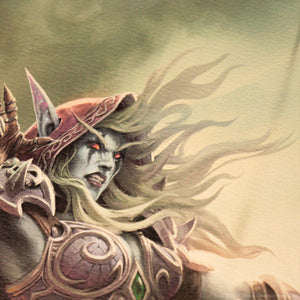 World of Warcraft - Limited Edition Sylvanas vs Anduin Wrynn Art Print