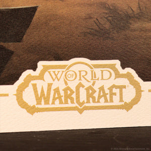 World of Warcraft - Limited Edition Sylvanas vs Anduin Wrynn Art Print