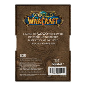 World of Warcraft - Limited Edition Cover Ingot