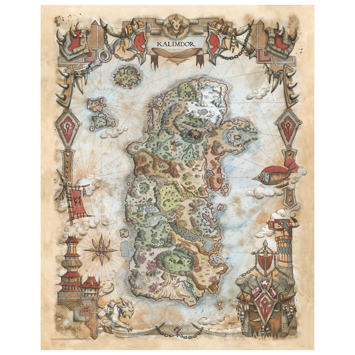 World of Warcraft - Limited Edition Lithograph Set