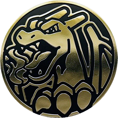 Pokemon TCG: Black & Gold Clear Charizard Oversized Coin