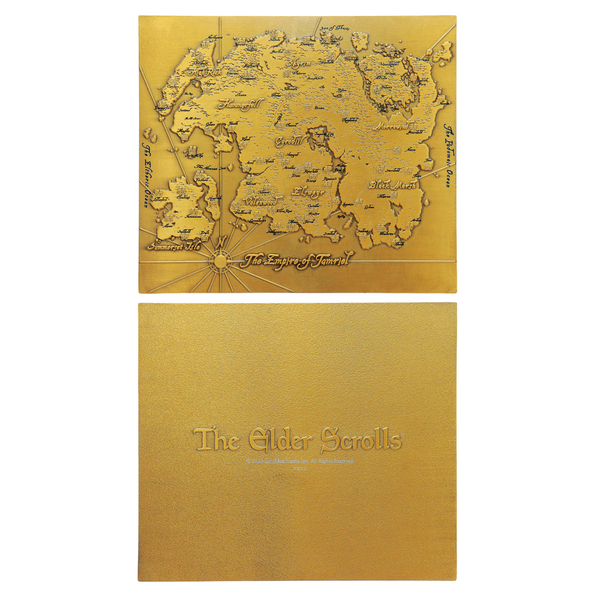 The Elder Scrolls – Limited Edition Metal Map of Tamriel