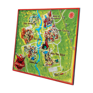 Fallout Limited Edition Nuka-World Metal Map