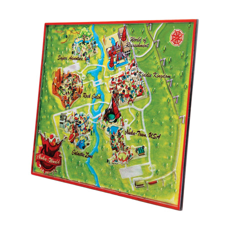 Fallout Limited Edition Nuka-World Metal Map