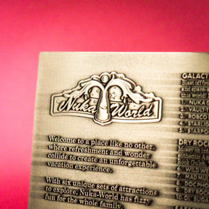 Fallout Limited Edition Nuka-World Metal Map