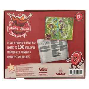 Fallout Limited Edition Nuka-World Metal Map