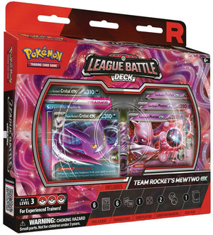 Pokemon TCG: Team Rocket's Mewtwo ex League Battle Decks