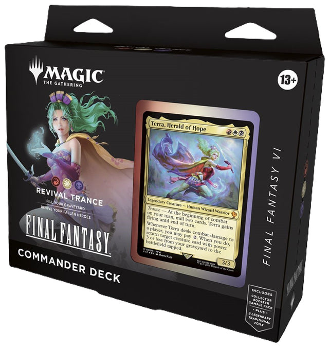 Tgc Magic Magic: The Gathering - Final Fantasy Commander Deck Revival Trance ...