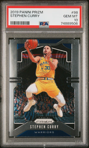 NBA Graded Card 2019 Panini Prizm #98 Stephen Curry PSA 10