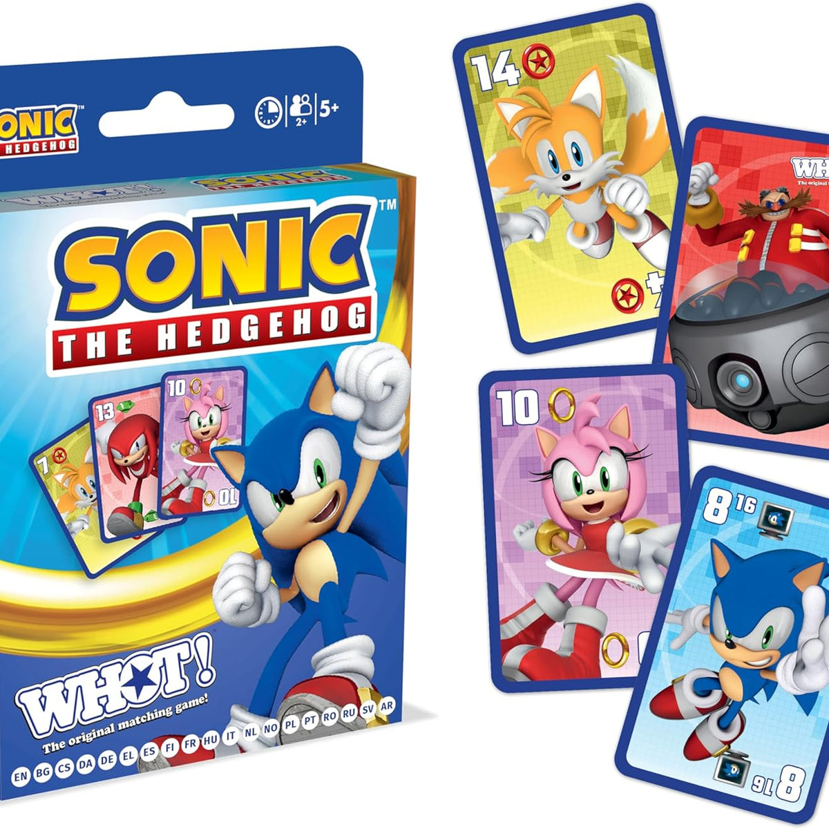 Waddingtons Number 1 - Sonic the Hedgehog WHOT! Card Game – TGC