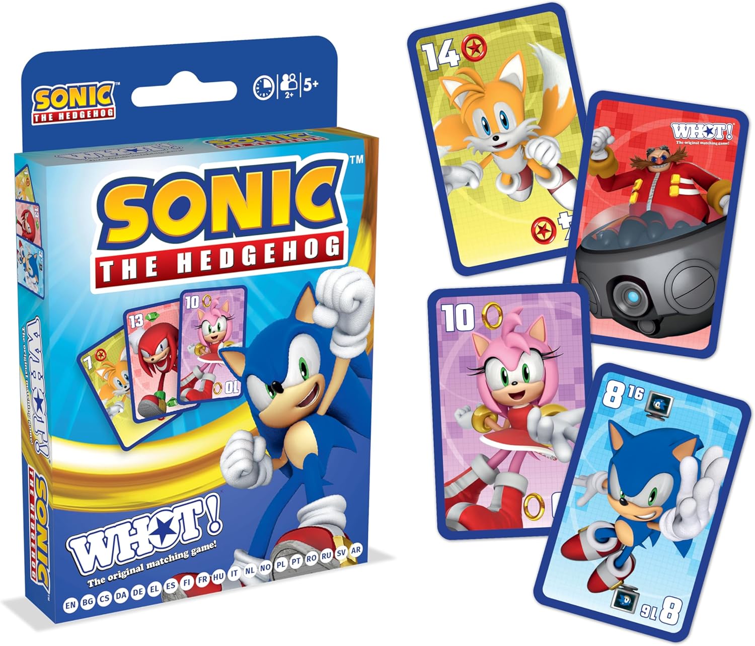 Waddingtons Number 1 Sonic Hedgehog WHOT Card Game