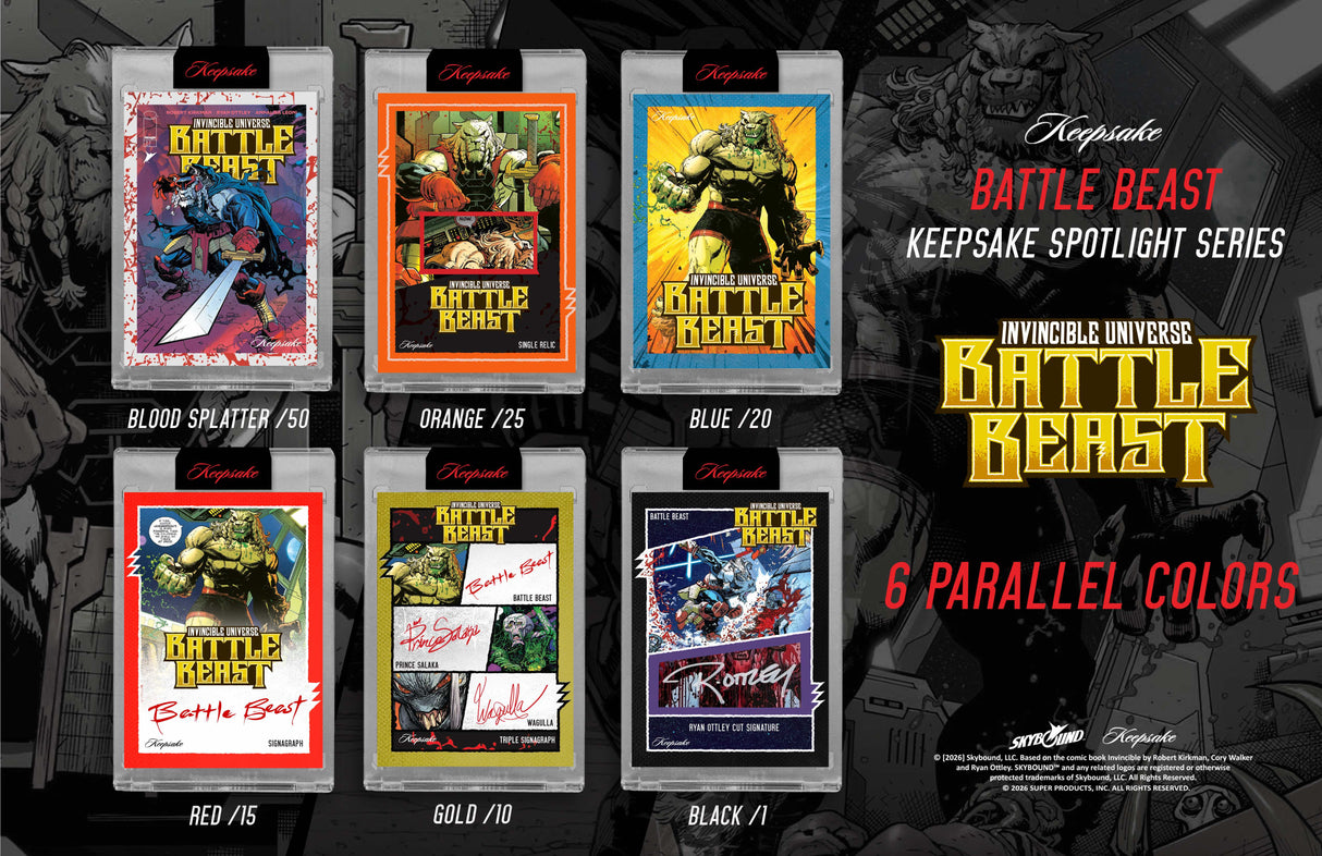 Battle Beast 1st Edition Keepsake Spotlight Series Box