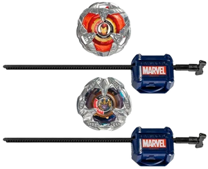 Beyblade X: Iron Man 4-80B & Thanos 4-60P - 2 Pack