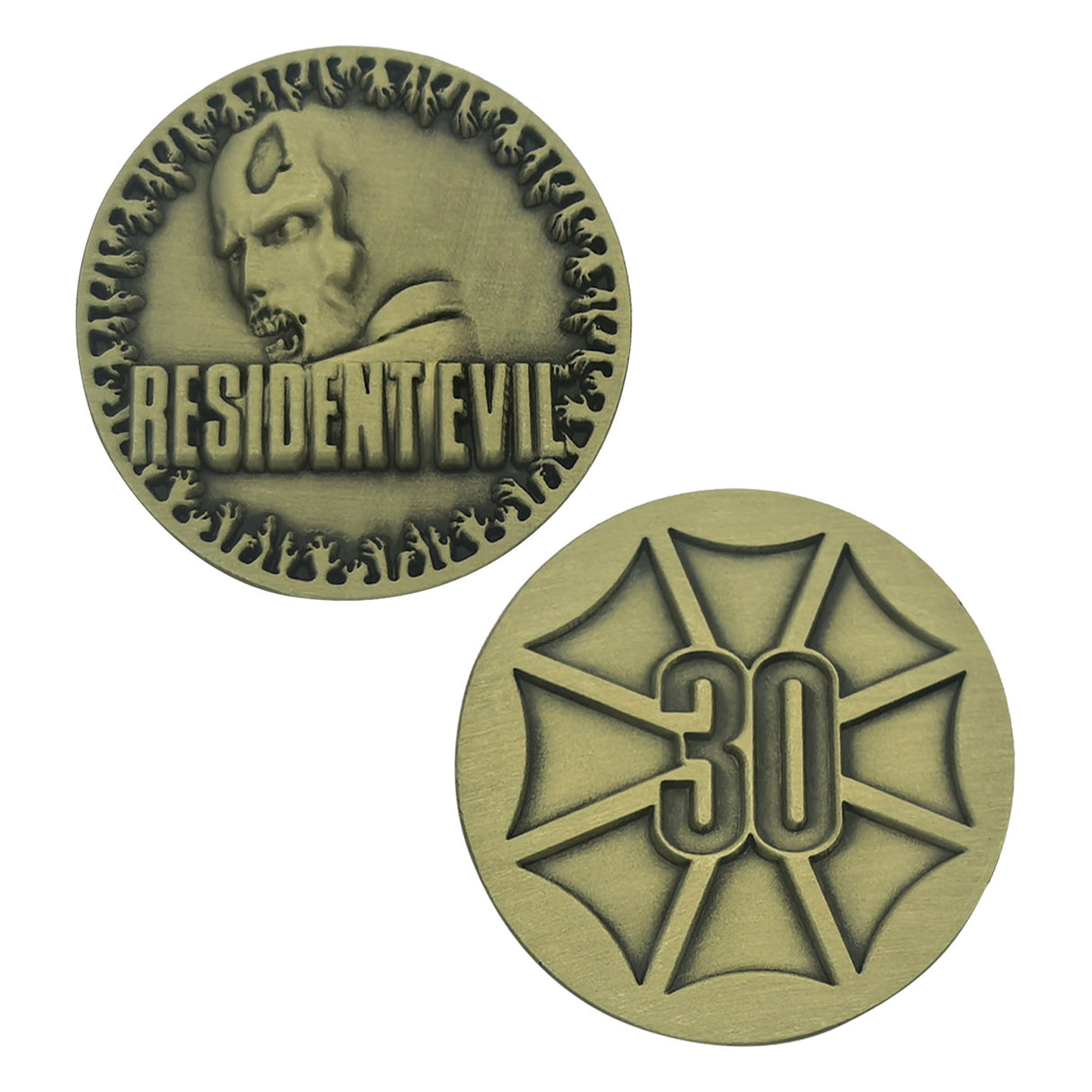 Resident Evil – 30th Anniversary Presentation Coin - Antique Brass Edition