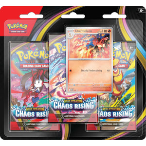 Pokemon TCG: Mega Evolution Chaos Rising - 3 Pack Blister