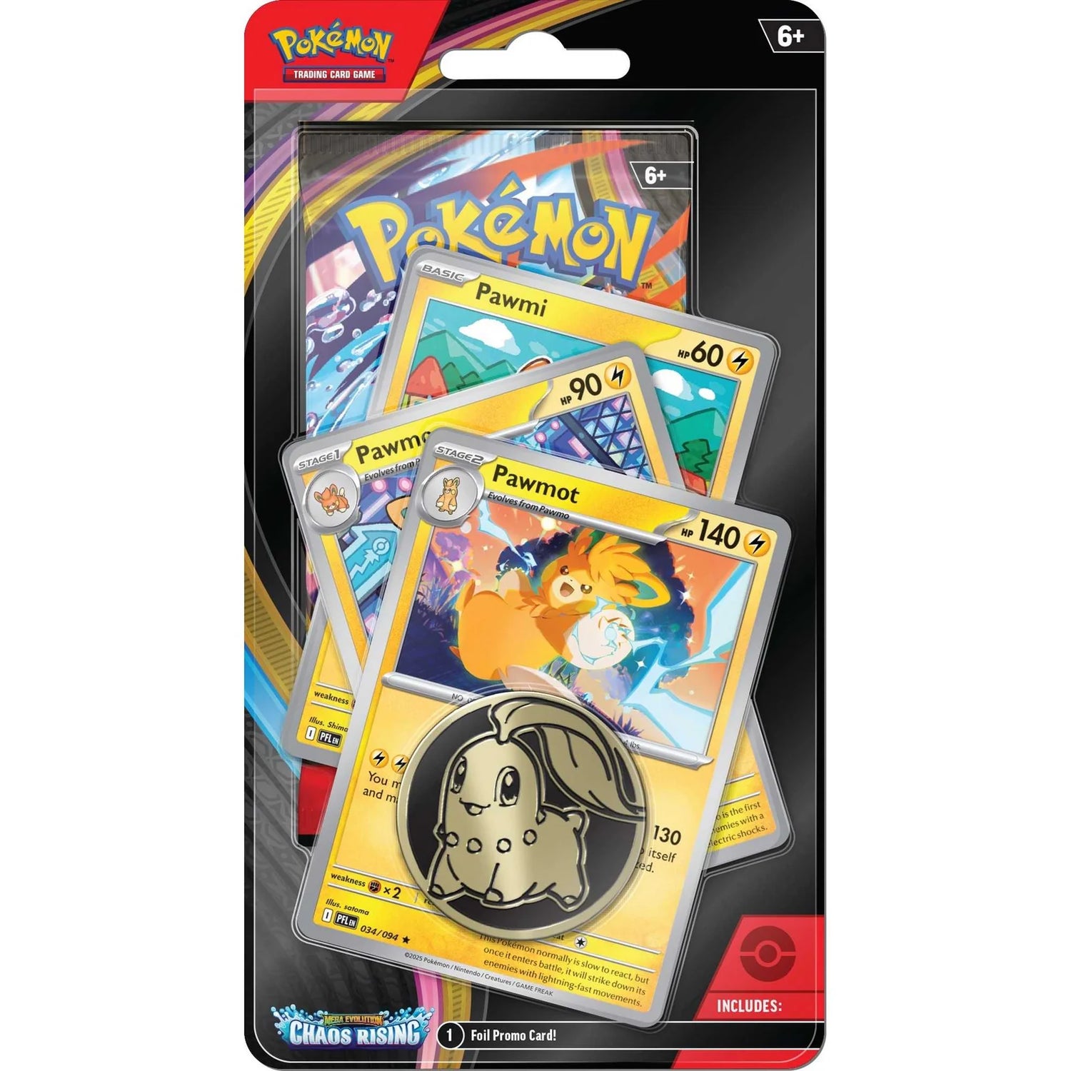 Pokemon TCG: Mega Evolution Chaos Rising - Premium Checklane TGC Pokemon TCG: Mega Evolution Chaos Rising - Premium Checklane TGC
