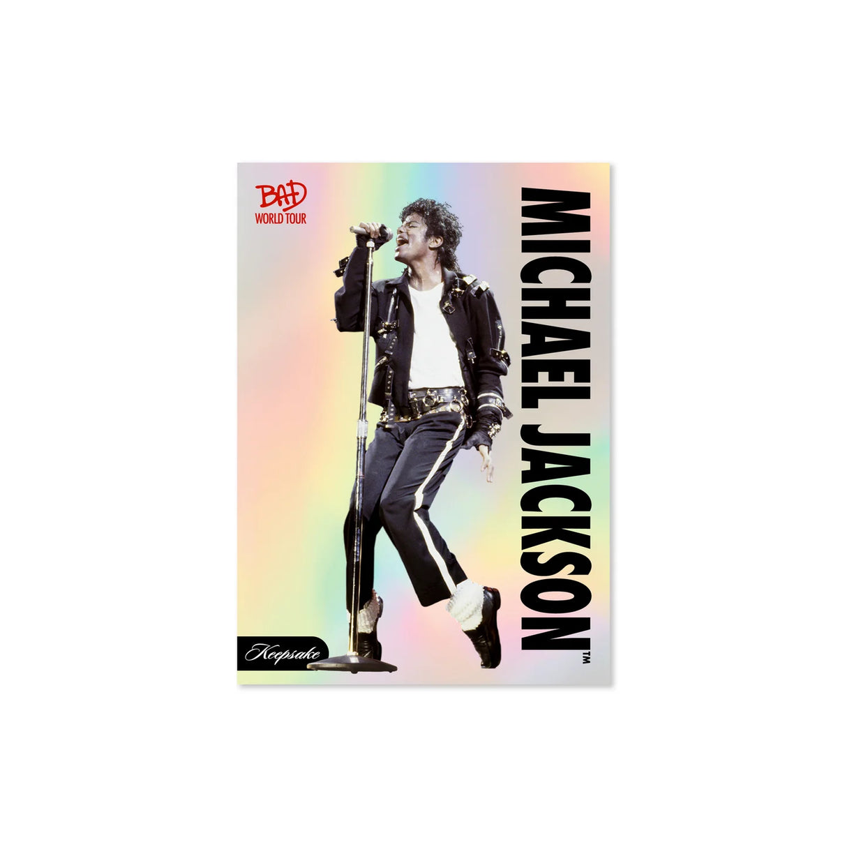 Keepsake Michael Jackson BAD World Tour Exclusive Holo Edition