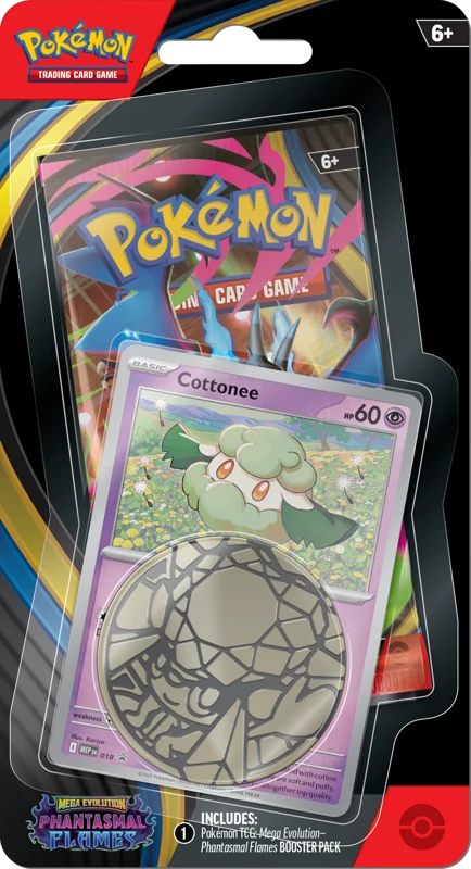 Pokemon TCG: Mega Evolution - Phantasmal Flames - Checklane Blister (Random)