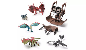 Dreamworks How To Train Your Dragon mini Figures set