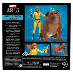 Hasbro Marvel Legends: Inhumans Crystal & Lockjaw Action Figure Pack