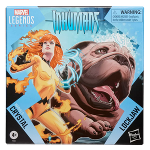 Hasbro Marvel Legends: Inhumans Crystal & Lockjaw Action Figure Pack