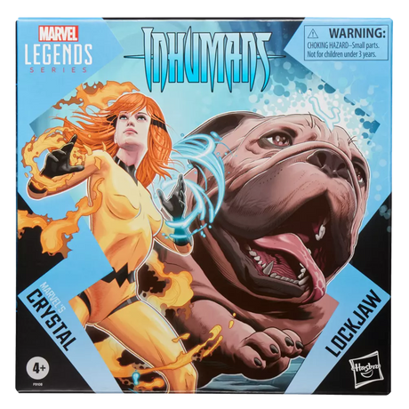 Hasbro Marvel Legends: Inhumans Crystal & Lockjaw Action Figure Pack