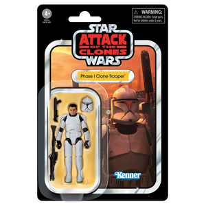 Star Wars: The Vintage Collection Attack of the Clones Phase 1 Clone Trooper Action Figure