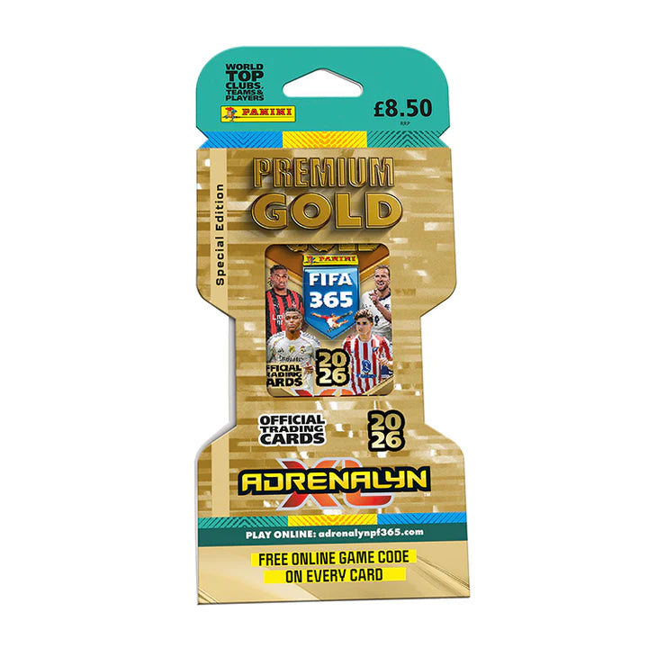 FIFA 365 2025/26 Adrenalyn XL Trading Card Collection Premium Gold Packs